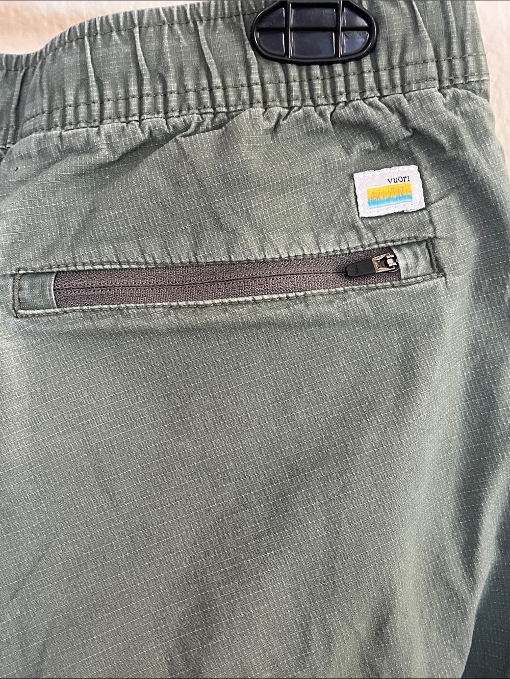 Vuori Ripstop Climber Pants Olive Green Army Cargo Hiking Women’s Medium - Picture 3 of 14
